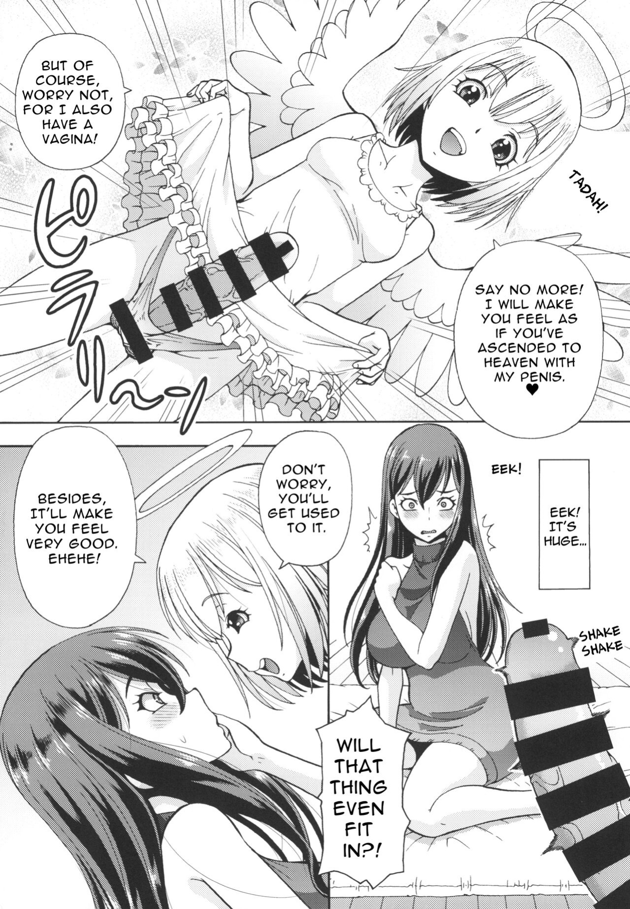 [Toraya (ITOYOKO)] Isekai Fuuzoku Gaiden Futanari Tenshi-san [RWfuta]