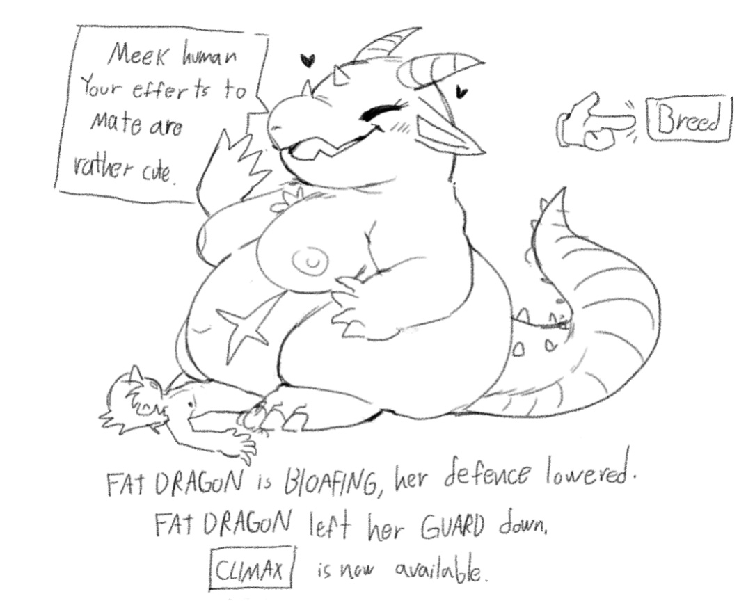 [lilmoonie] LONELY DRAGON blocks the way!