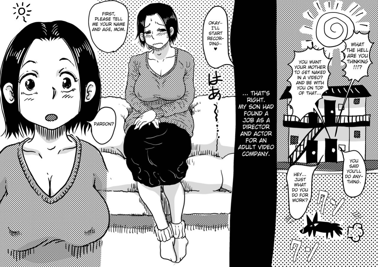 [JUNK Center Kameyoko Bldg] Hajimete no AV Ninkatsu Rei no "Ano Okaa-san" ga Musuko no Adult Video de Nakadashi Sarete Ninshin Saserarete Shimau Hanashi. [Fated Circle]