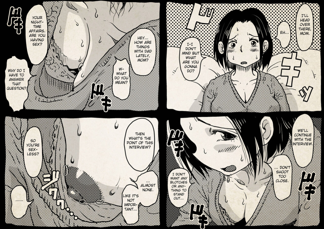 [JUNK Center Kameyoko Bldg] Hajimete no AV Ninkatsu Rei no "Ano Okaa-san" ga Musuko no Adult Video de Nakadashi Sarete Ninshin Saserarete Shimau Hanashi. [Fated Circle]
