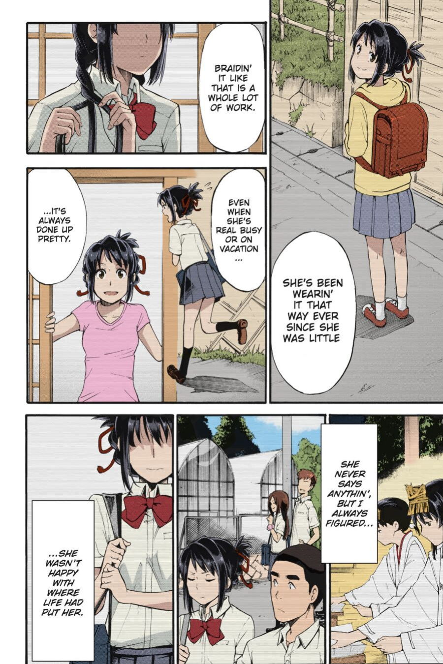 Shooting star (Kimi no Na wa. Another Side: Earthbound) [Ugeppa] (Colorized by mikakucoloring