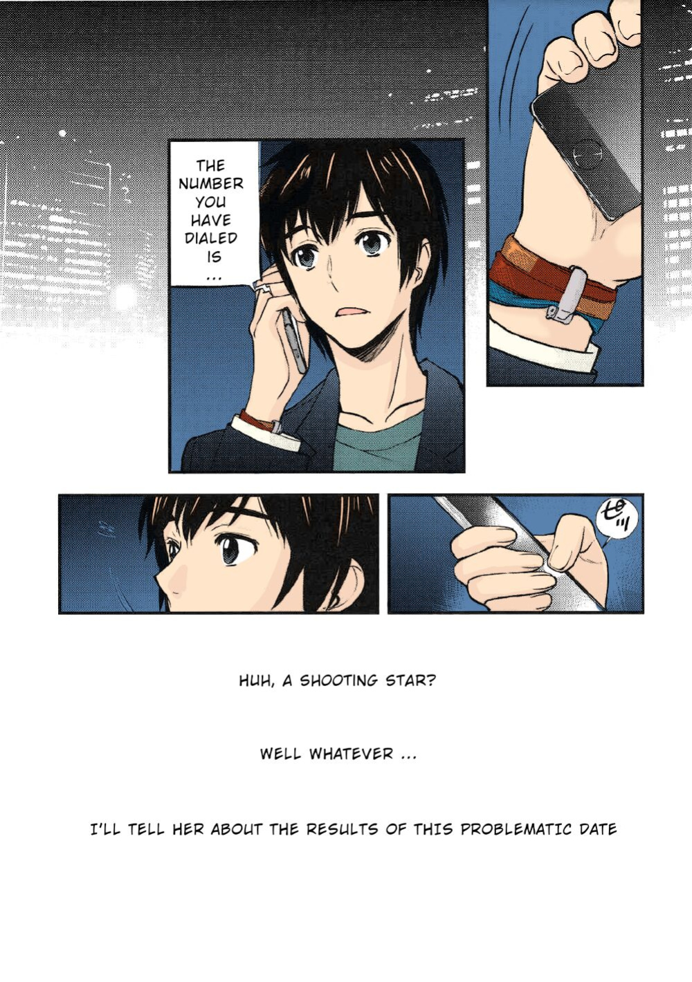 Shooting star (Kimi no Na wa. Another Side: Earthbound) [Ugeppa] (Colorized by mikakucoloring