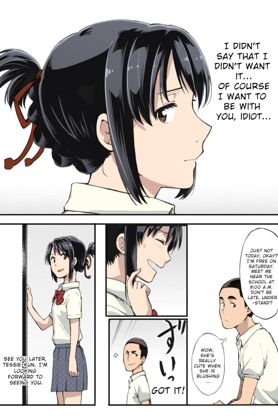 Shooting star (Kimi no Na wa. Another Side: Earthbound) [Ugeppa] (Colorized by mikakucoloring