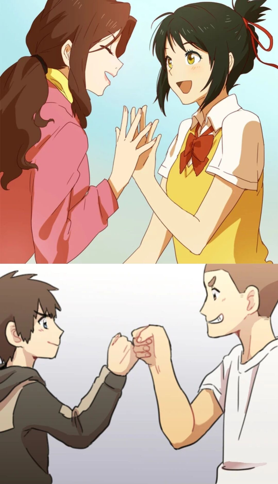 Shooting star (Kimi no Na wa. Another Side: Earthbound) [Ugeppa] (Colorized by mikakucoloring