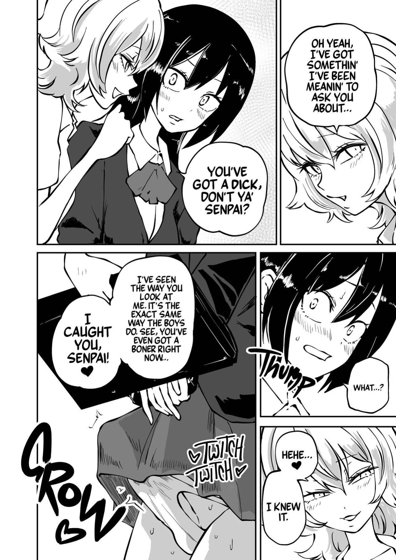 [Mikenekohanten (Sakamoto KAFKA)] Doutei Futanari Senpai Bitch Kouhai no Amaama Fudeoroshi | Virgin Futanari Gets Cherry Popped by Her Slutty Junior [Mr_Person Translation]