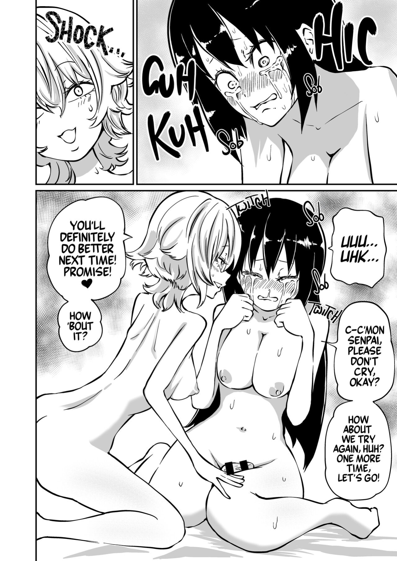 [Mikenekohanten (Sakamoto KAFKA)] Doutei Futanari Senpai Bitch Kouhai no Amaama Fudeoroshi | Virgin Futanari Gets Cherry Popped by Her Slutty Junior [Mr_Person Translation]