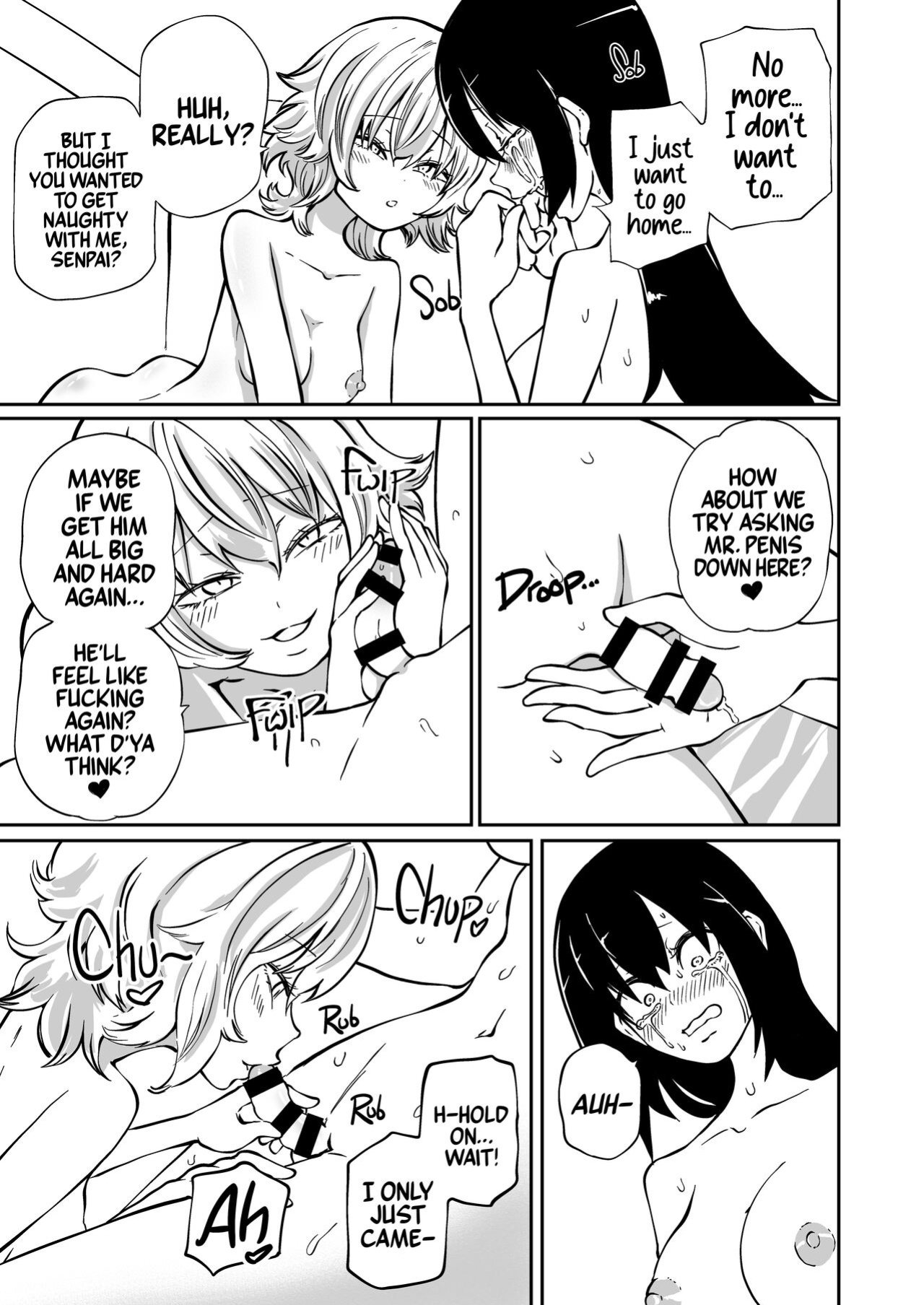 [Mikenekohanten (Sakamoto KAFKA)] Doutei Futanari Senpai Bitch Kouhai no Amaama Fudeoroshi | Virgin Futanari Gets Cherry Popped by Her Slutty Junior [Mr_Person Translation]