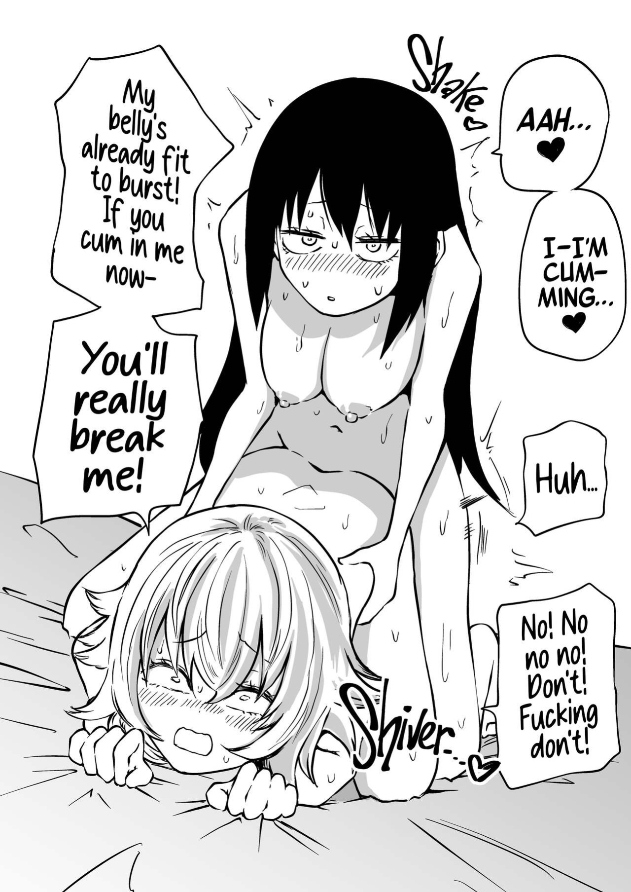 [Mikenekohanten (Sakamoto KAFKA)] Doutei Futanari Senpai Bitch Kouhai no Amaama Fudeoroshi | Virgin Futanari Gets Cherry Popped by Her Slutty Junior [Mr_Person Translation]