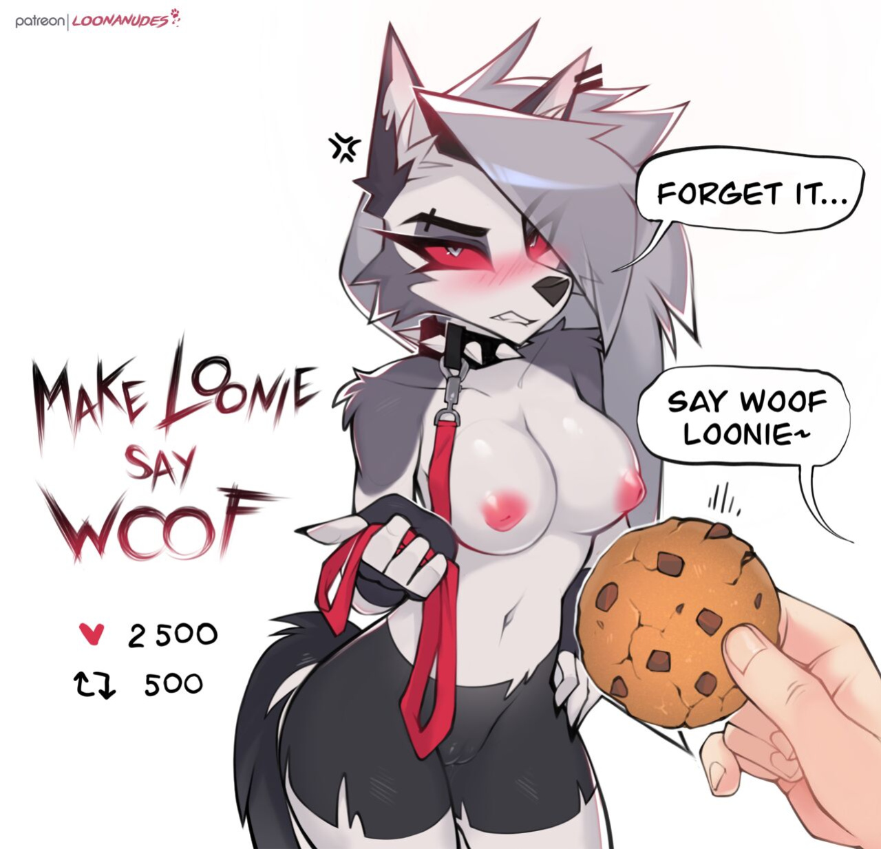 [LoonaNudes] Hellhound Obedience Training