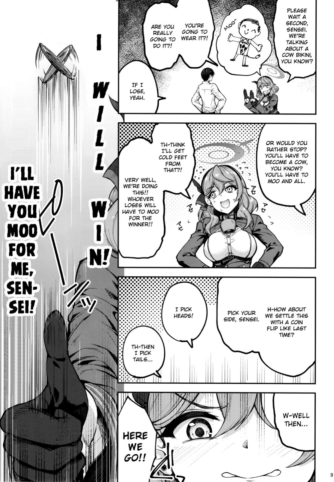 [Mugen@WORKS (Akiduki Akina)] Sensei Honki desu ka!? | Are You Serious, Sensei?! (Blue Archive) [Douzo Lad Translations]