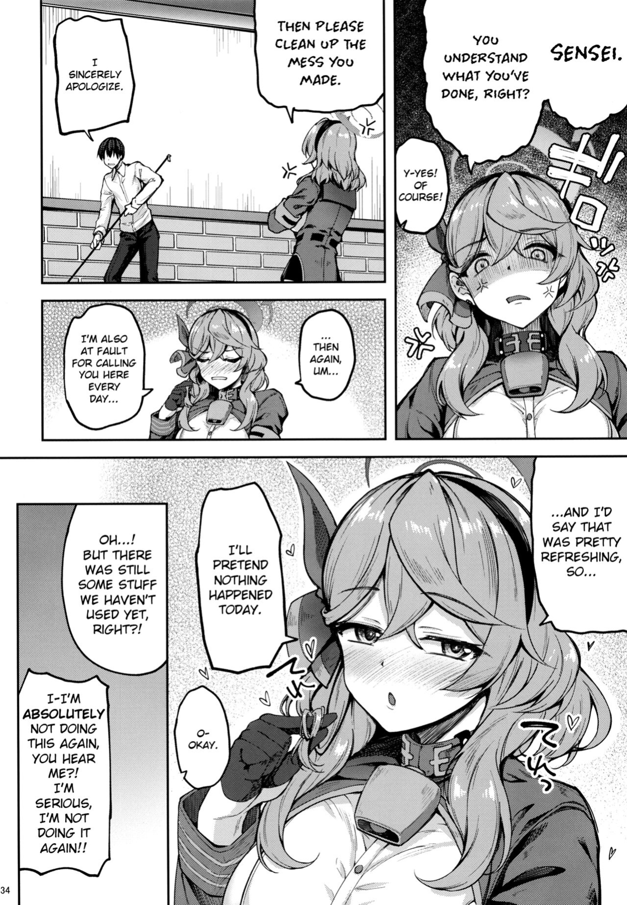 [Mugen@WORKS (Akiduki Akina)] Sensei Honki desu ka!? | Are You Serious, Sensei?! (Blue Archive) [Douzo Lad Translations]