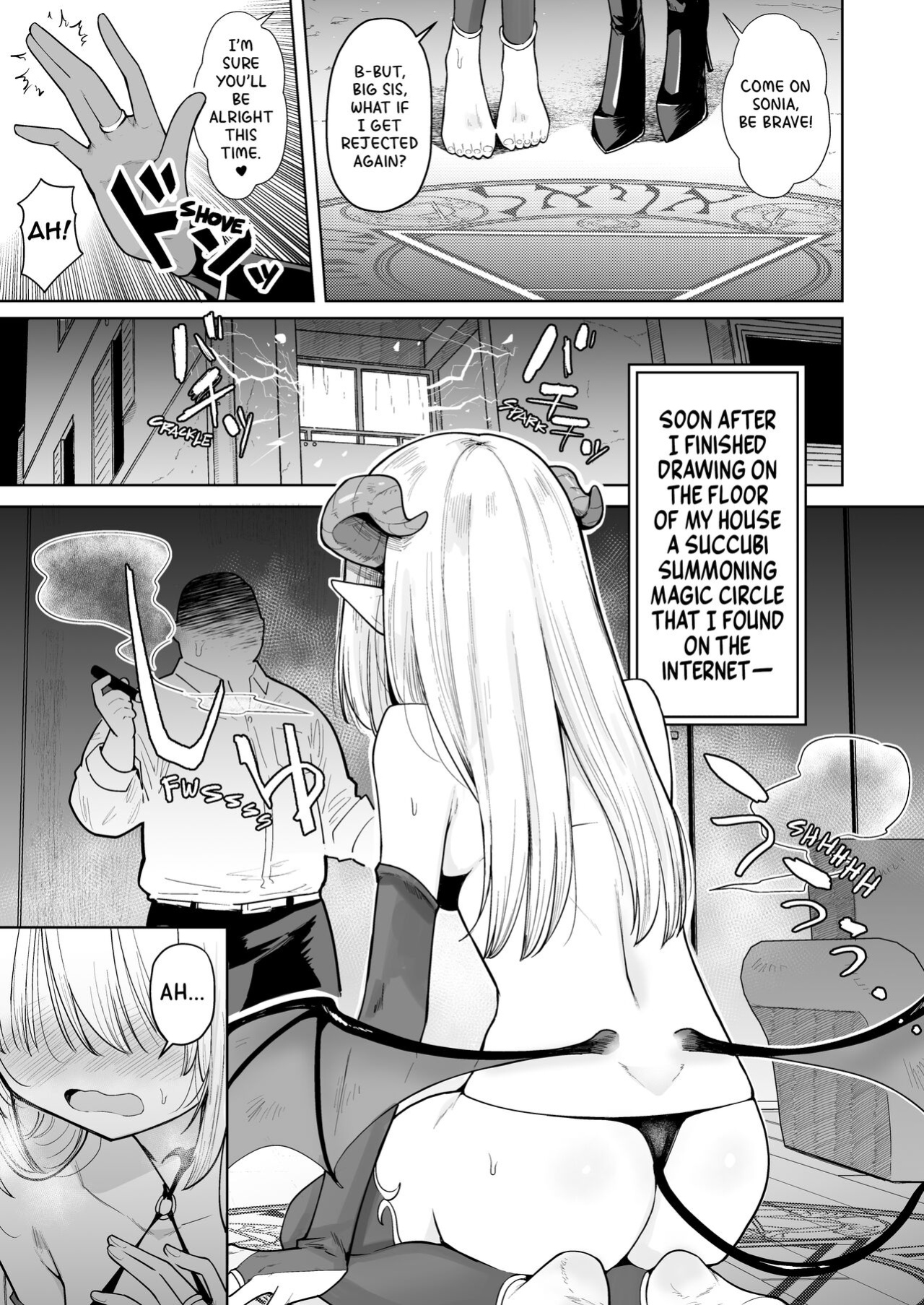 [Kanimura Hanten (Kanimura Ebio)] Negative Chippai Succubus ga Kita. | A Tiny Titty Negative Succubus Has Arrived