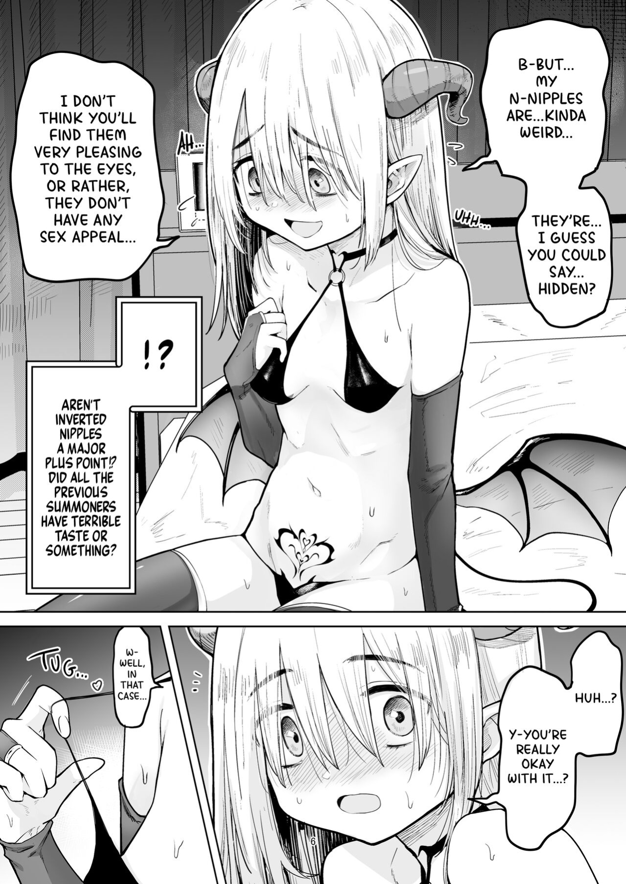 [Kanimura Hanten (Kanimura Ebio)] Negative Chippai Succubus ga Kita. | A Tiny Titty Negative Succubus Has Arrived