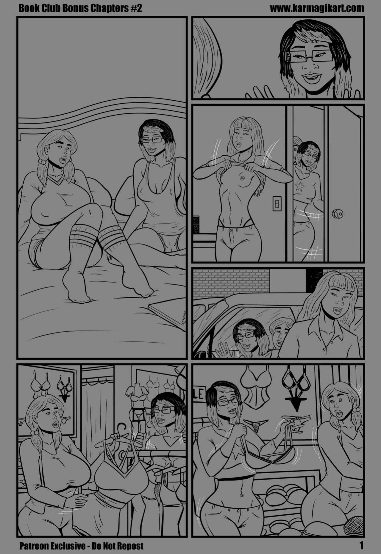 [Karmagik] Book Club: Bonus Chapters #2 [B&W / sketch]