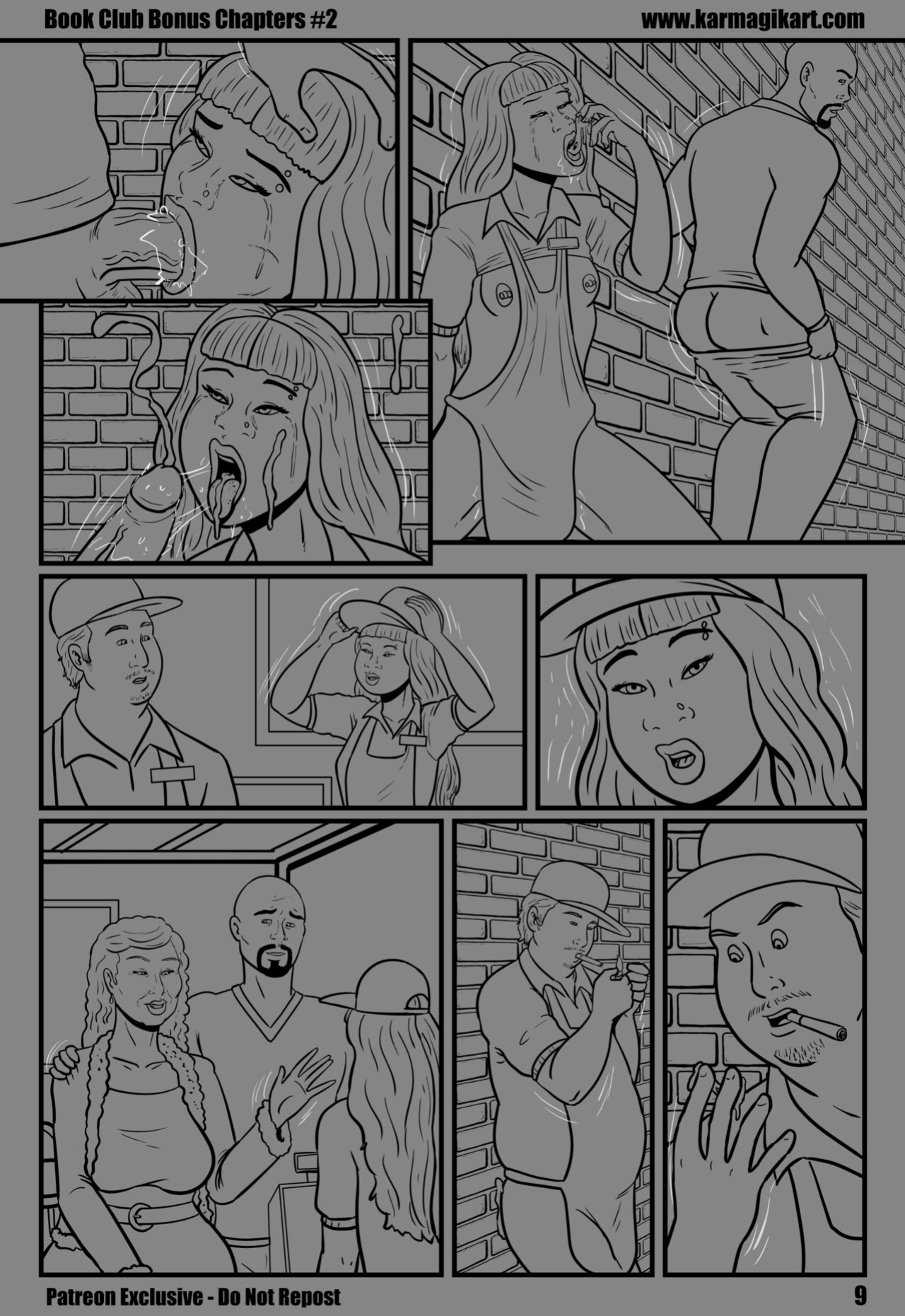 [Karmagik] Book Club: Bonus Chapters #2 [B&W / sketch]