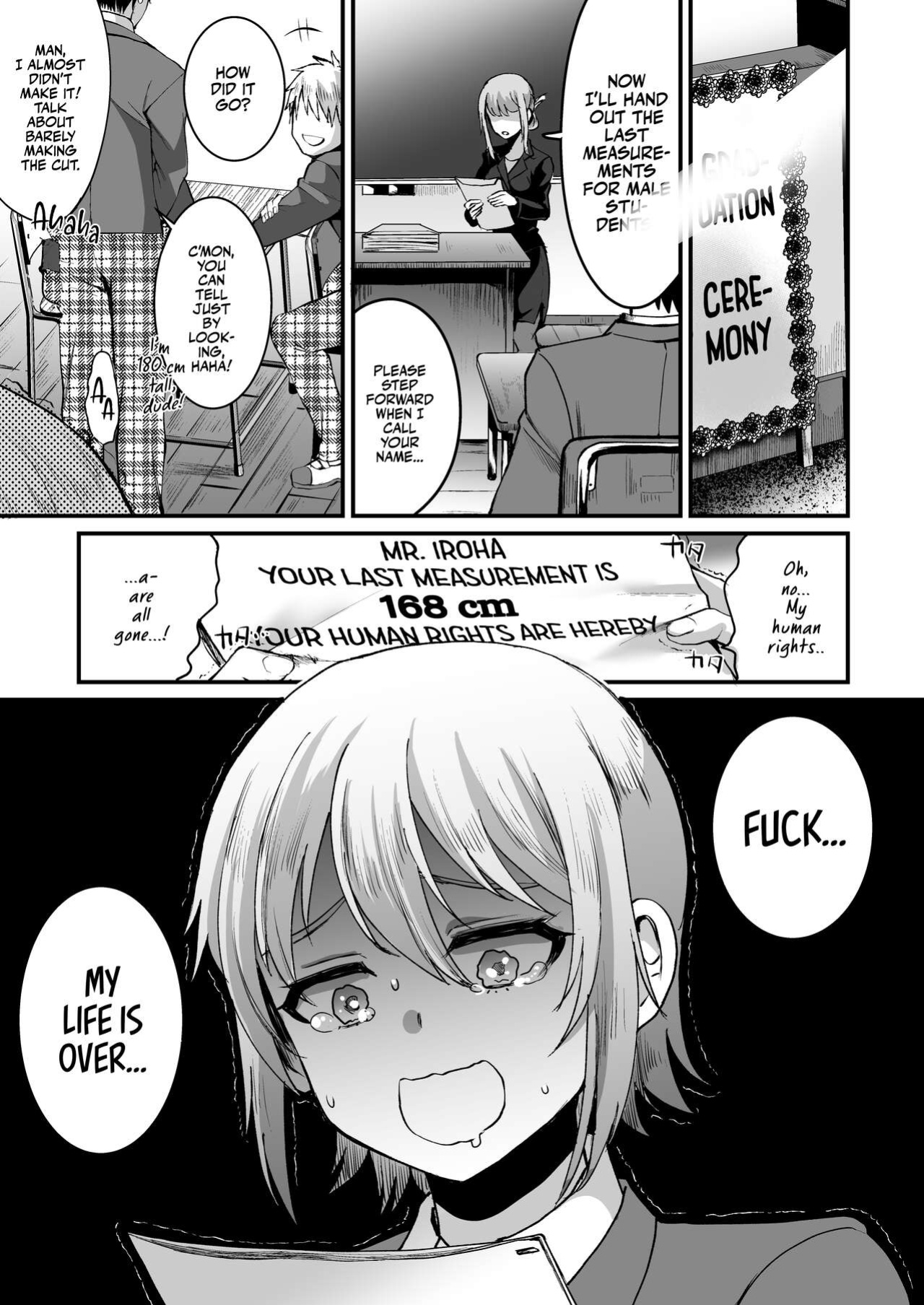[Kome Nouka (Komezawa)] 168cm Iroha-kun wa Jinken ga Nai! | 168cm BOY is no longer Human! (When will they learn?) {☼Red Sun Productions☼}