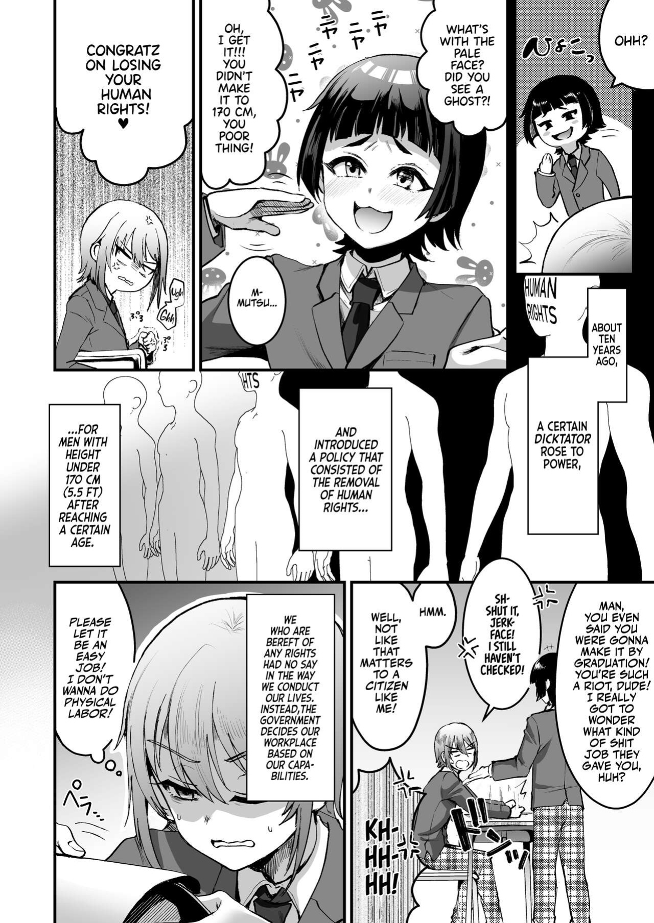 [Kome Nouka (Komezawa)] 168cm Iroha-kun wa Jinken ga Nai! | 168cm BOY is no longer Human! (When will they learn?) {☼Red Sun Productions☼}