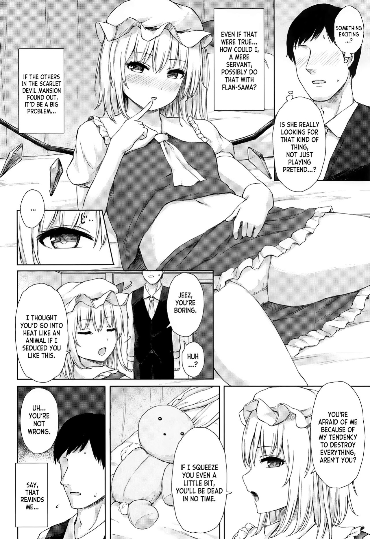 (Reitaisai 20) [Tekomenchi (Techi)] Namaiki Flan-chan no Seitai (Touhou Project) [desudesu]