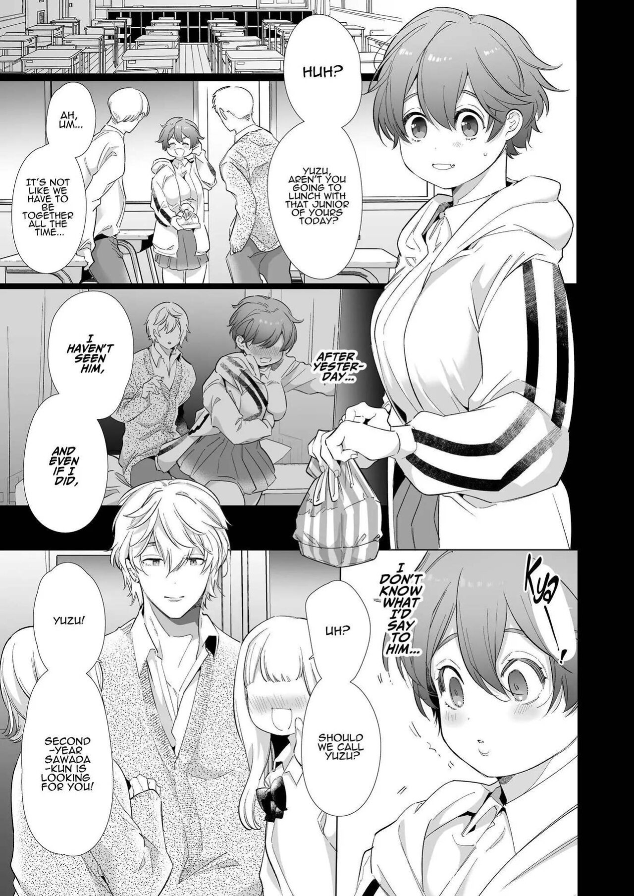 [Yatomomin (Yamamoto Tomomitsu)] Boyish Kanojo wa Toshishita S Kareshi no Dekiai Choukyou kara Nigerarenai | The Tomboy Can't Escape Her Ruthless Young Boyfriend's Training