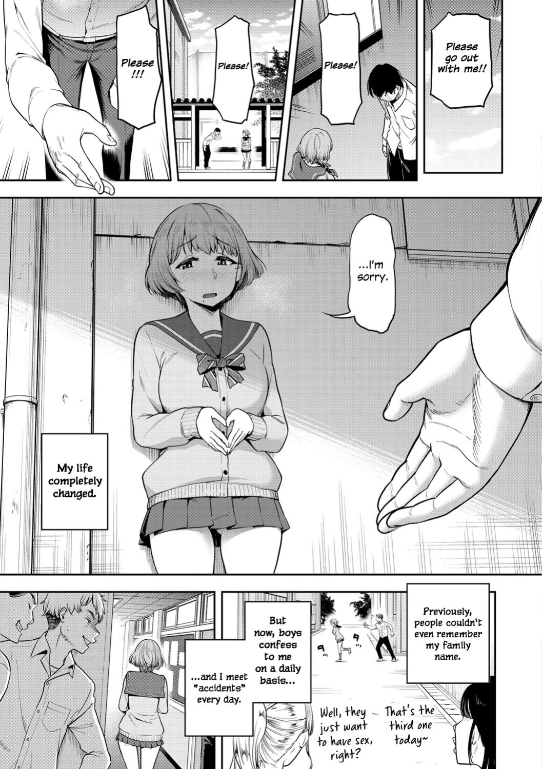 Shorter skirt