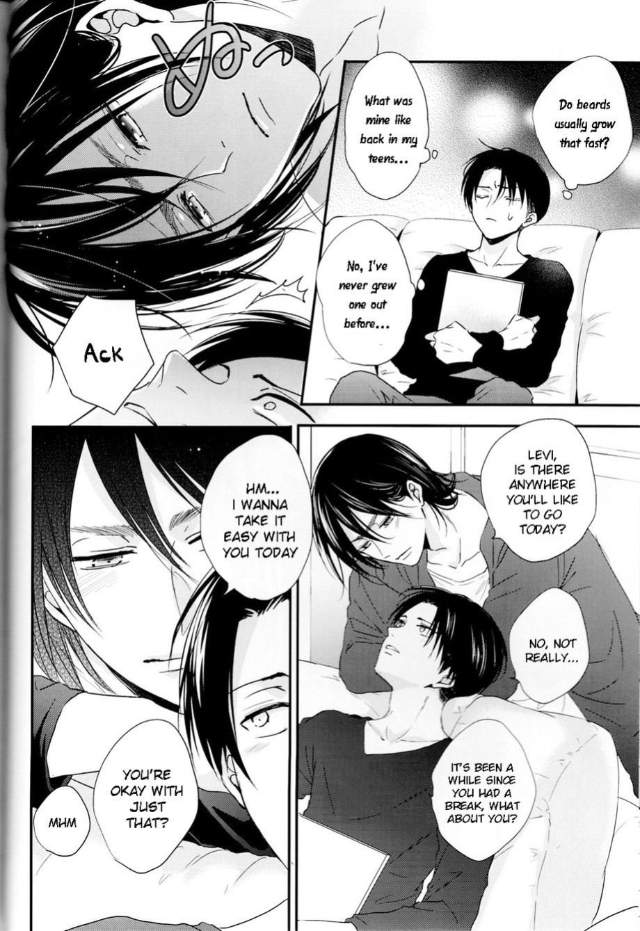 (C95) [UNAP! (Maine)] Bukiyou na Otona to Ijiwaruna Kareshi. | A clumsy adult and a nasty boyfriend (Shingeki no Kyojin) [yours truly]