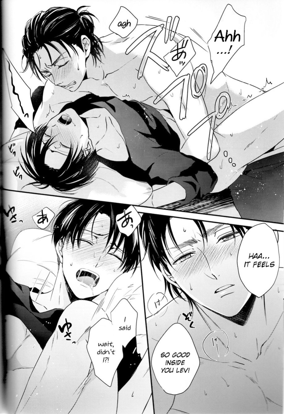 (C95) [UNAP! (Maine)] Bukiyou na Otona to Ijiwaruna Kareshi. | A clumsy adult and a nasty boyfriend (Shingeki no Kyojin) [yours truly]