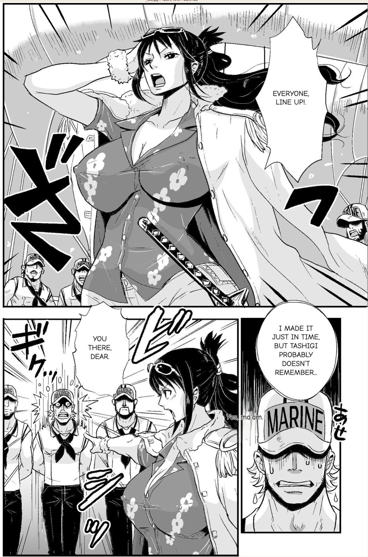 [Oukokusan (Kakutou Oukoku)] Kaigun no Onna (One Piece)
