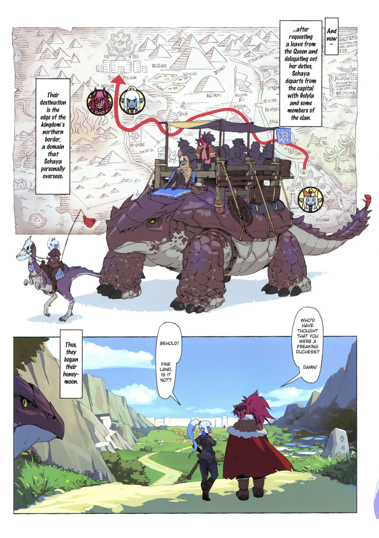 (C102) [M-ya (Mikoyan)] Ogre tai Dark Elf 2 - Love Love Shinkon Daisakusen | Ogre Vs Dark Elf 2 - Sweet and Tender Newlyweds!