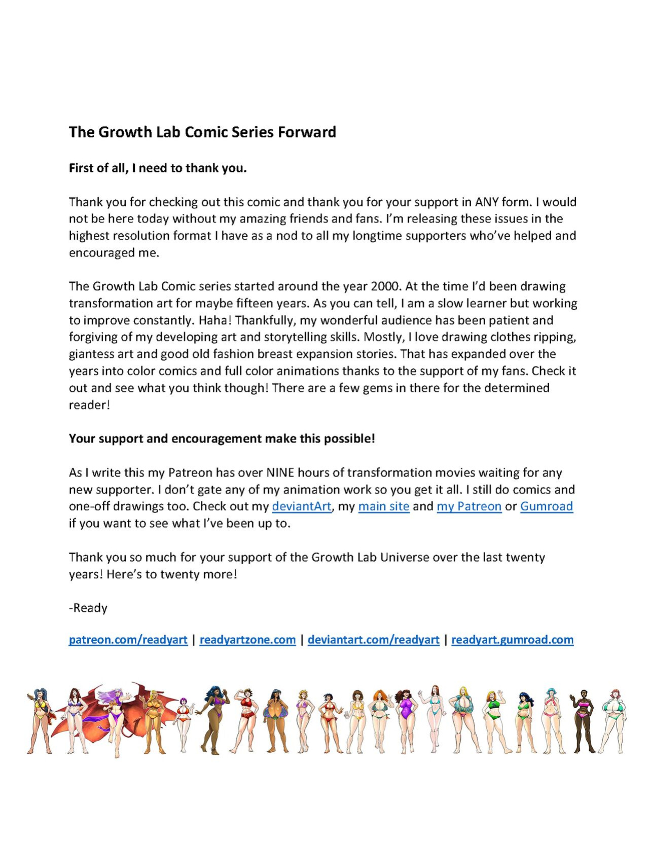 [Readyart] Growth Lab - Issue #14-15 (Michelle)