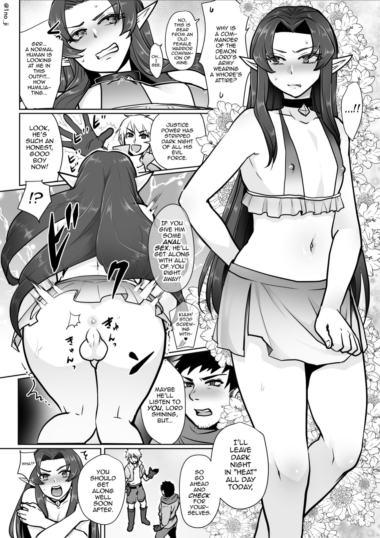 [Orgasm Slap (Ichino Miruku)] Maou-gun no Moto Kanbu ga Yuusha ni Makete Mesu ni Sareru Hanashi 1 [mysterymeat3]