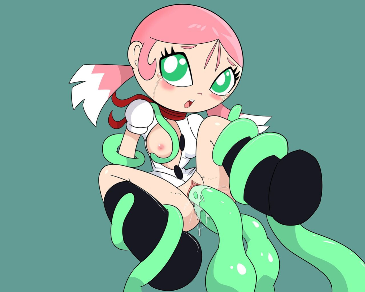 Jinmay and other gals from Super Robot Monkey Team Hyper Force Go! (But it's mostly Jinmay)
