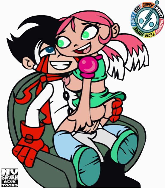Jinmay and other gals from Super Robot Monkey Team Hyper Force Go! (But it's mostly Jinmay)