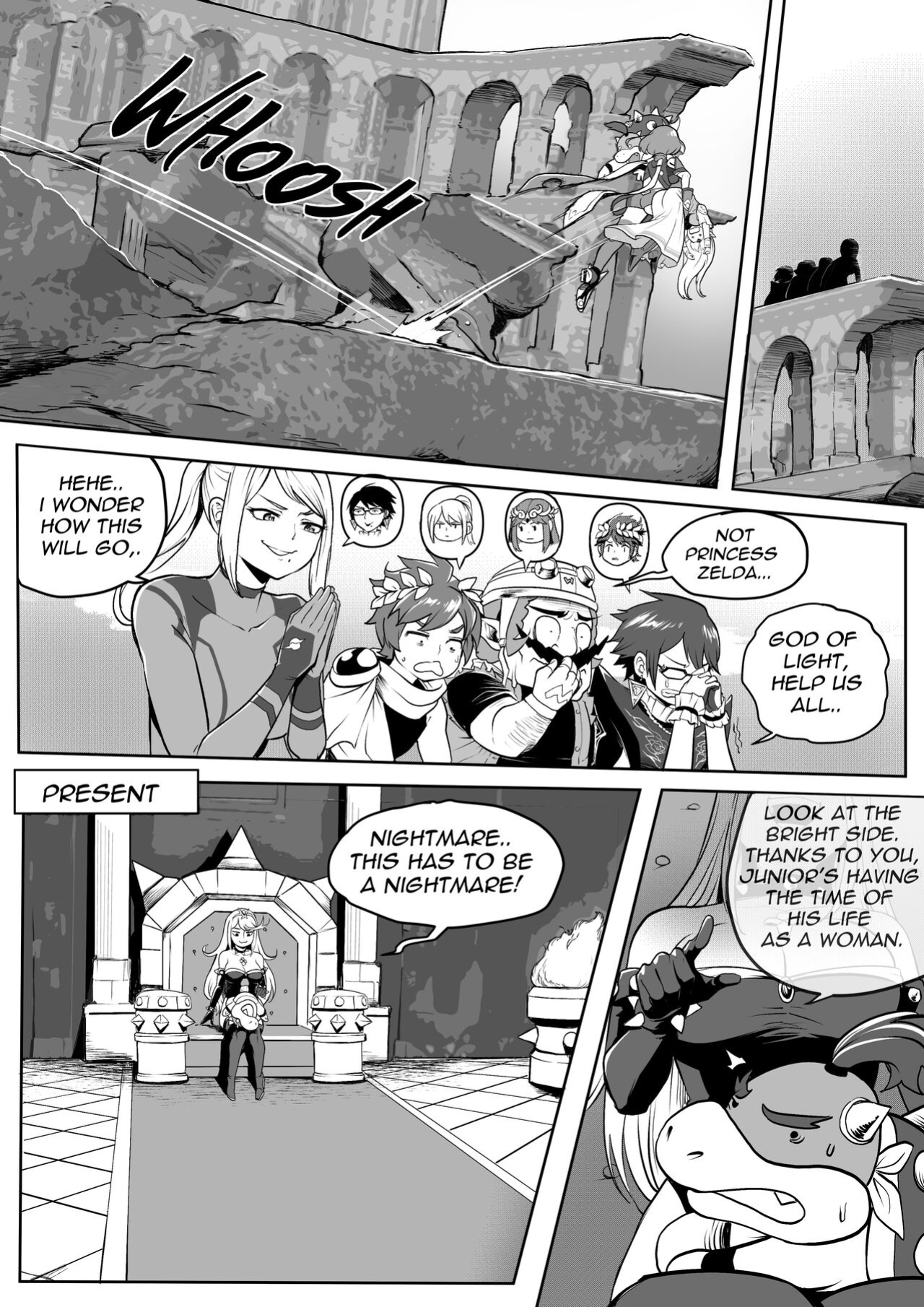 [TSFSingularity (Ravenhart)] sWitch Time! 4 (Smash Bros)
