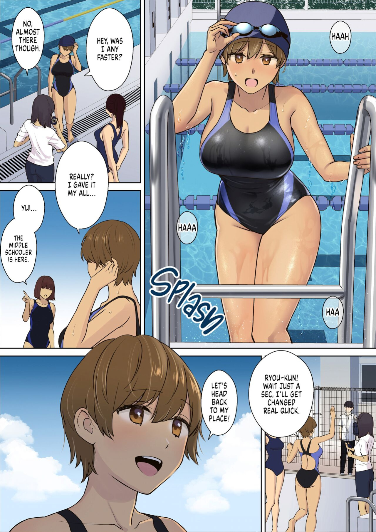 [Ooshima Aki] How My Girlfriend's Mom Took My Virginity 1 [FuDeORS] [Uncensored]