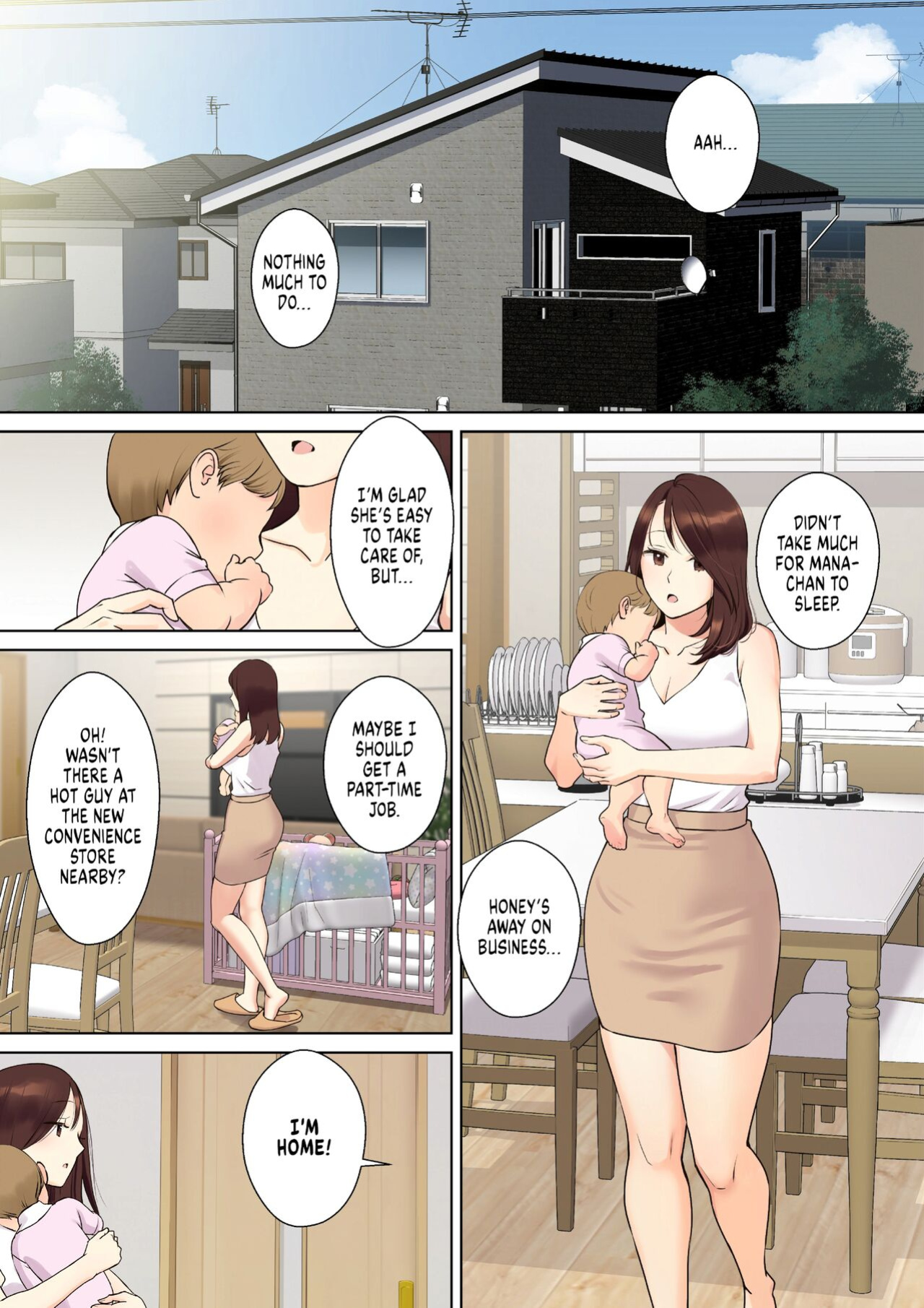 [Ooshima Aki] How My Girlfriend's Mom Took My Virginity 1 [FuDeORS] [Uncensored]