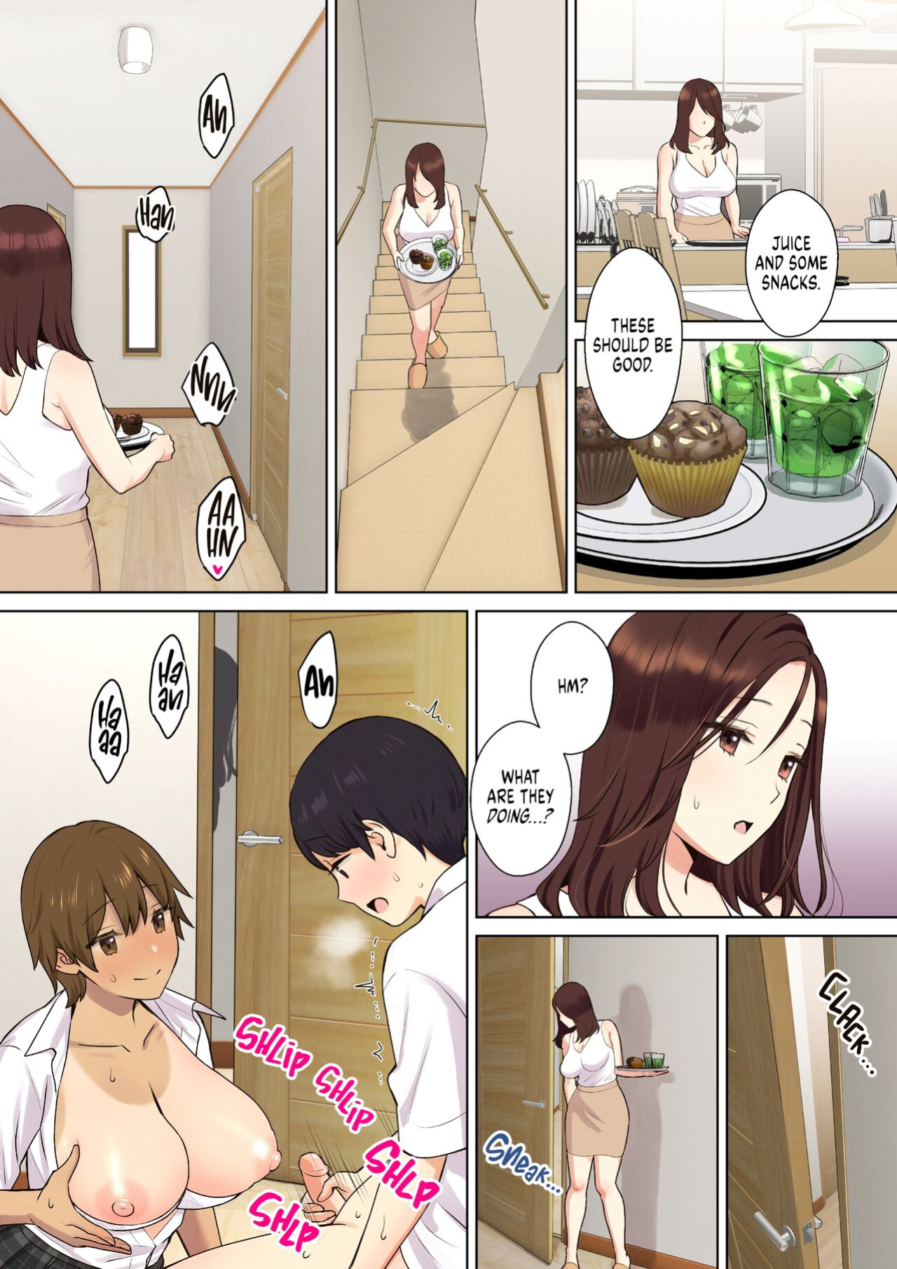 [Ooshima Aki] How My Girlfriend's Mom Took My Virginity 1 [FuDeORS] [Uncensored]