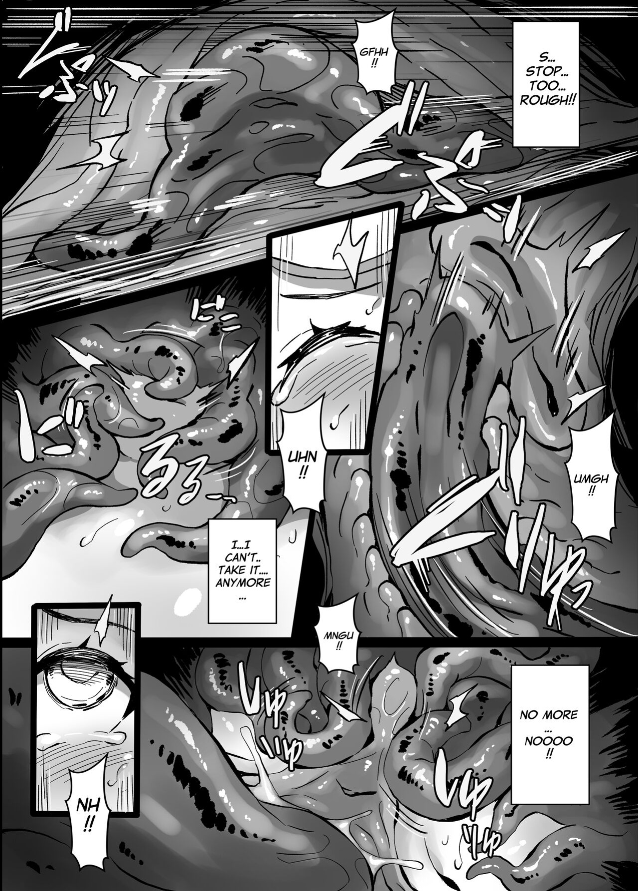 [Mist Night (Co_Ma)] Hell of Tentacles Doodle - Mei vs Metamon (Pokemon)