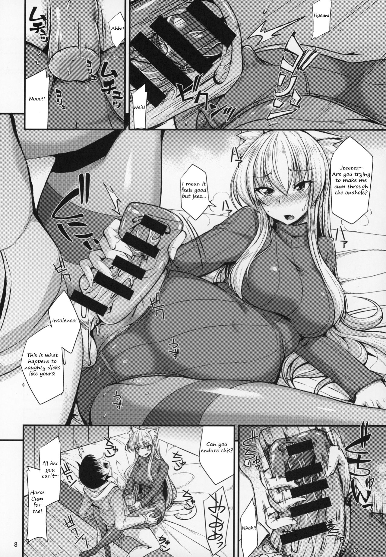 (C97) [ENNUI (Nokoppa)] Nekomimi Onee-san to Onaho de Nyan Nyan | The cat-eared Onee-san and the Onahole