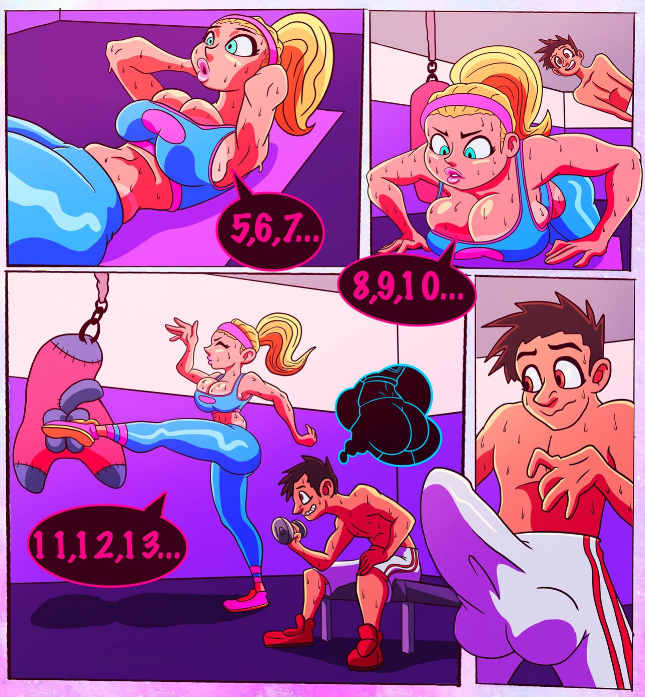 [knave] The Ballbusting Bimbo Gym Edition