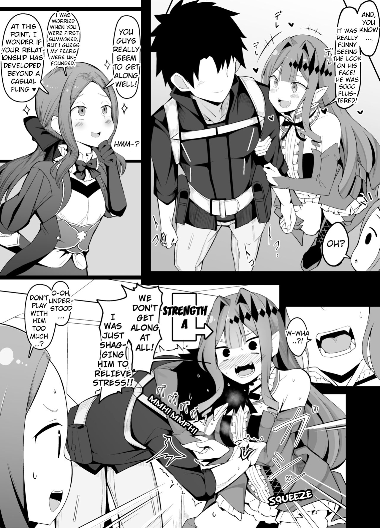 [Corundum] Deredere Shiteru no o Tanin ni Shirareru to Hazukashii Baobhan Sith-san | I'm Was Seen By Others Being Lovey-Dovey with Baobhan Sith-san (Fate/Grand Order) [Bingus Blongus]