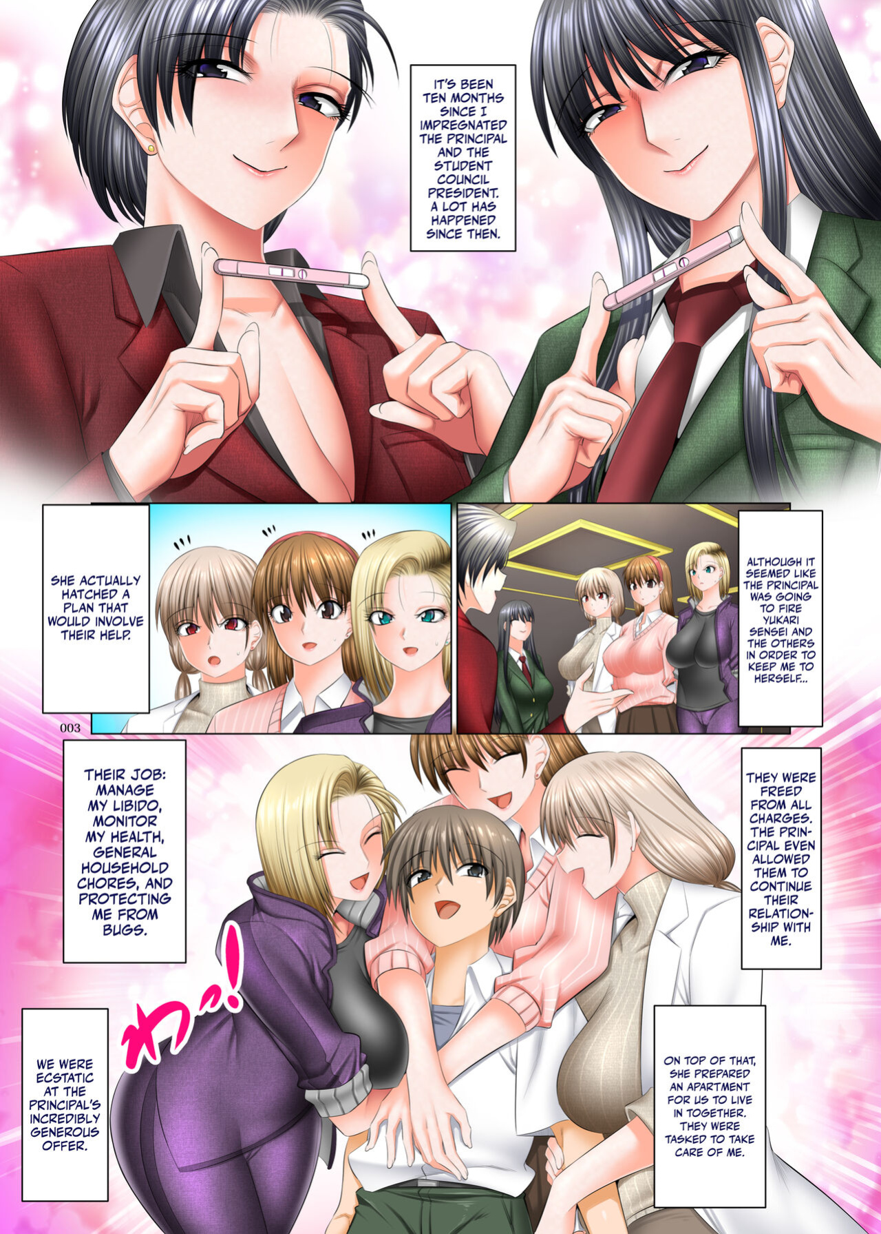 [Kaientai (Shuten Douji)] Boku Igai Inpo no Sekai 5 Harem Dousei Seikatsu Hen | A World Where All Men But Me Are Impotent 5 - Harem Edition [RyuugaTL]
