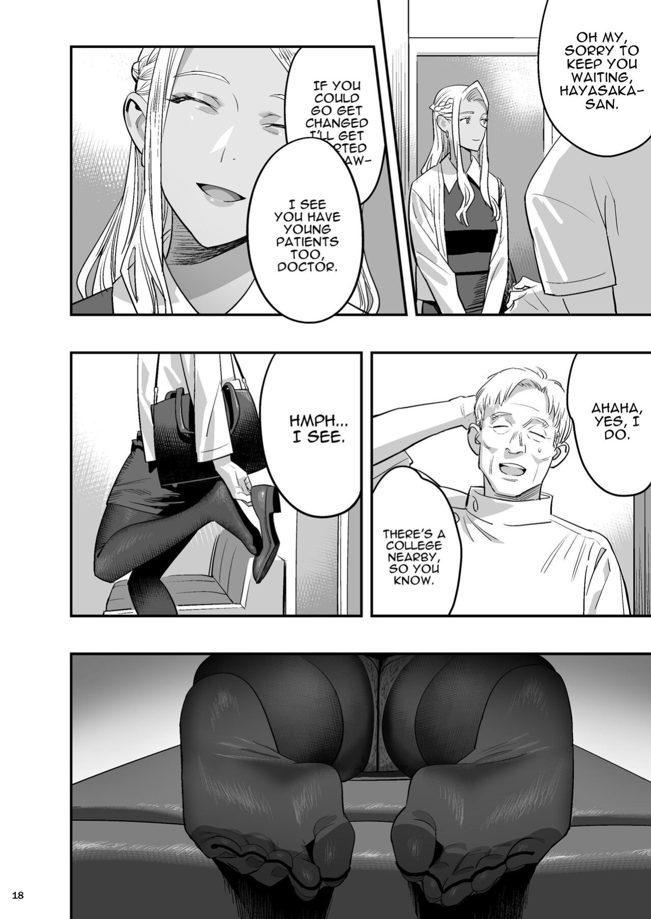 [Hito no Fundoshi (Yukiyoshi Mamizu)] Watashi ga Sakini Sukidatta no ni Seitai. | But I Liked Her First Chiropractor. [Darg777 Translations]