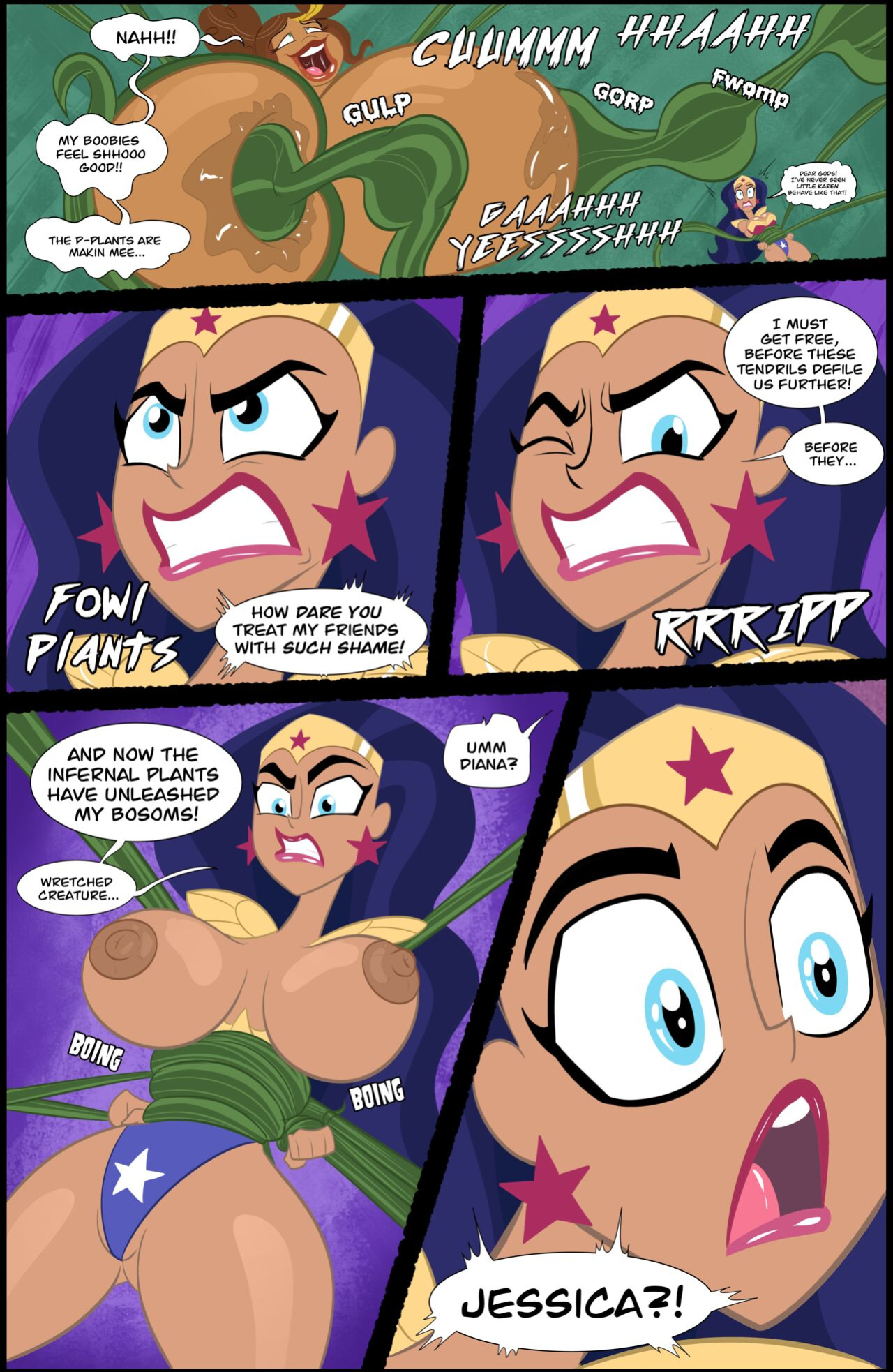 [Ameizing Lewds] DC Super Hero Girls: #Tentacletime