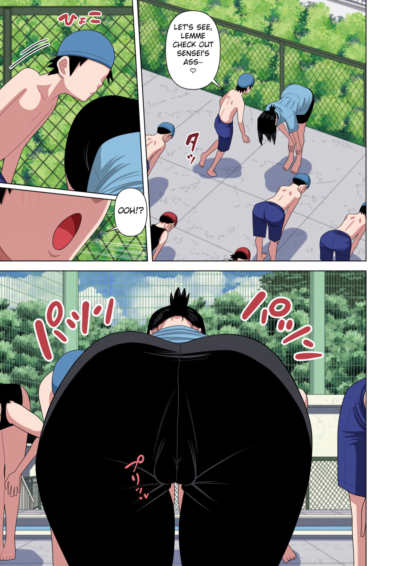 [Gin Eiji] Jikan Teishi to Saimin to Toumei Ningen de Mizugi no Tannin no Sensei wo Pool no Jugyo Chu ni Okashi Makuru [FC]