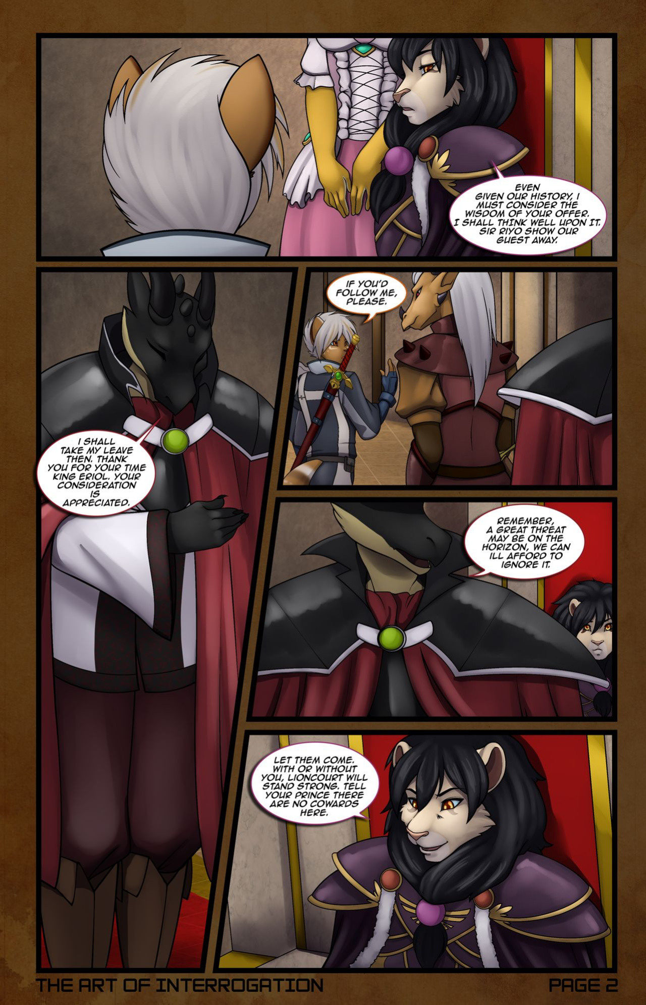 Art of Interrogation [Lavenderpandy, ThBlackRook, Travaris Rhade]