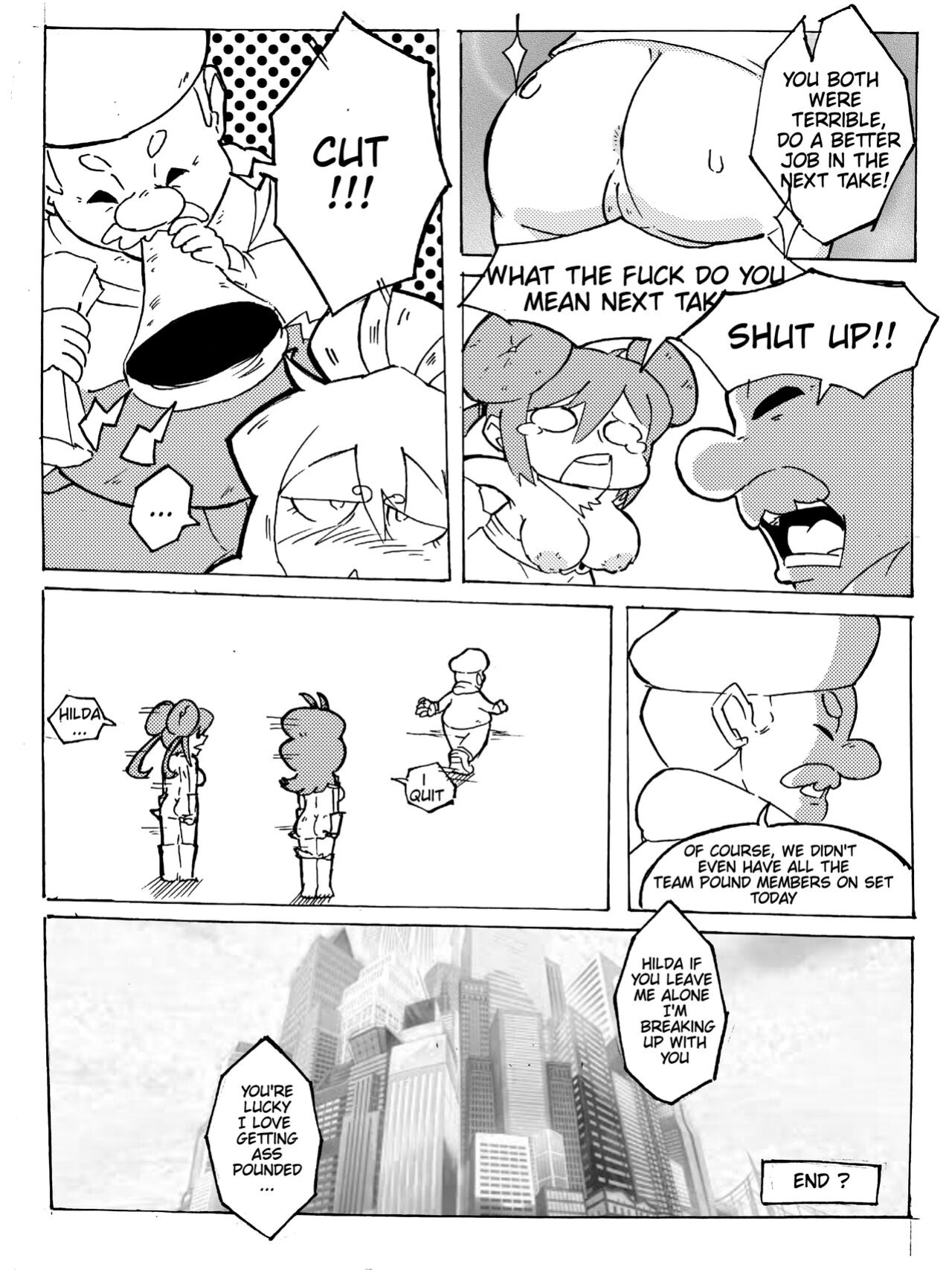 [Beck Cartoons] Riolu Girl & Gible Girl: Pound Town (Pokemon)