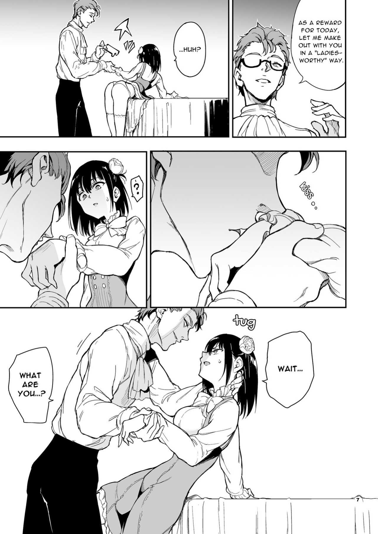 [Kyockchokyock (Kyockcho)] Maid Kyouiku. 5 -Botsuraku Kizoku Rurikawa Tsubaki [midori]