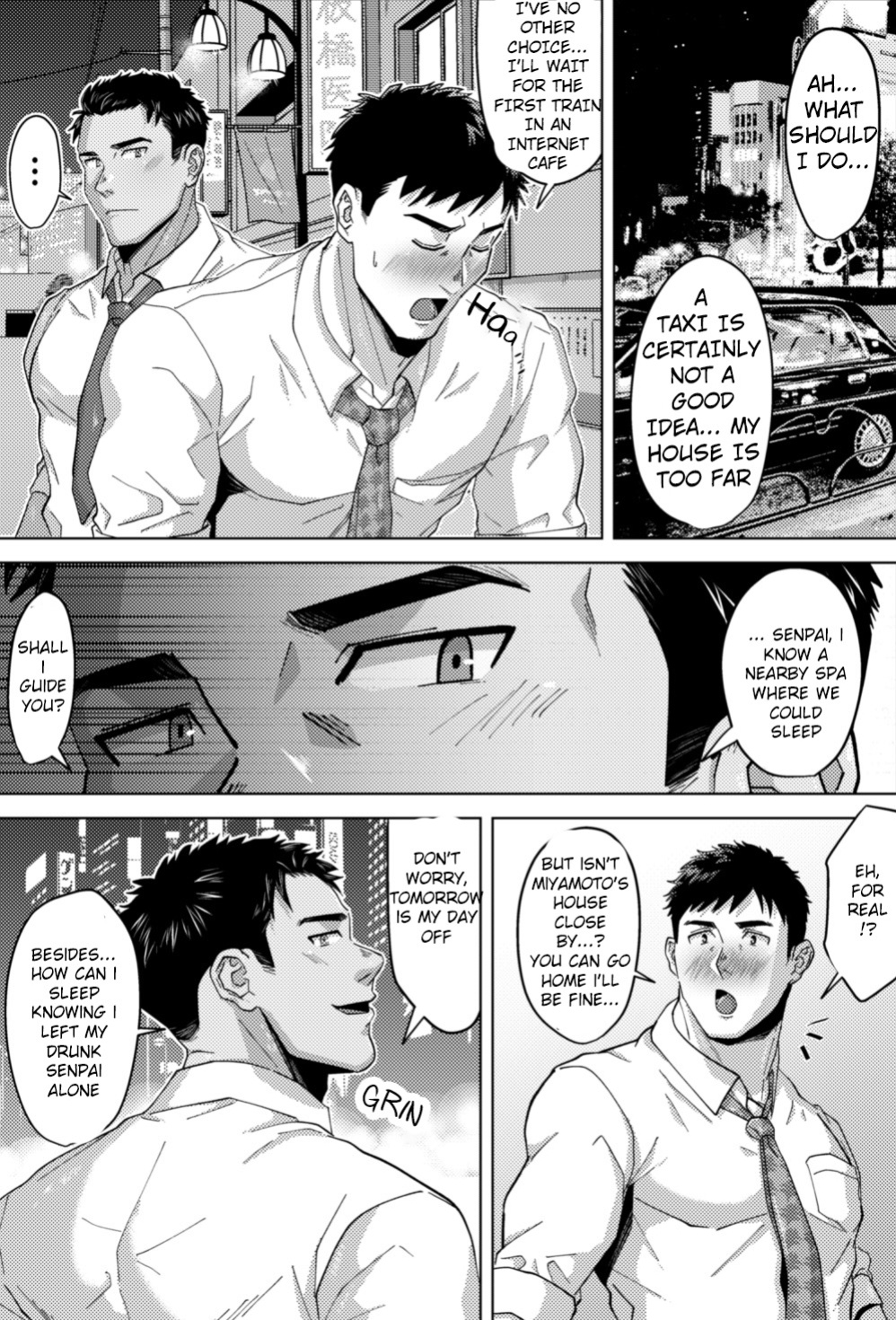 [Shiro] Kikon Nonke no Senpai ga Hattenjou de Mesu Ochi - A married straight senpai becomes a slut in a cruising spot!? [ENG]