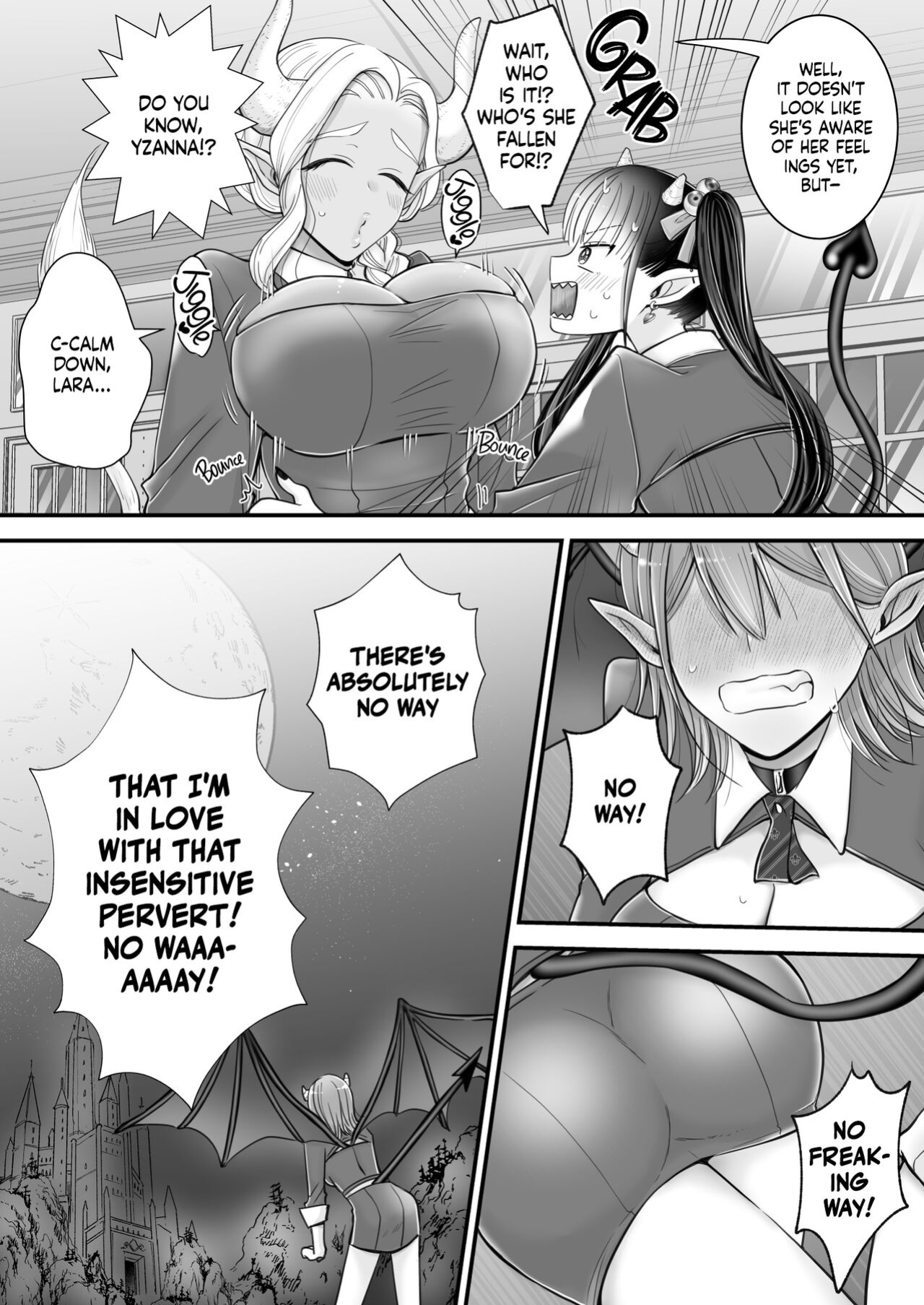 [U League (Yusuri)] Yuri de Succubus! ~Inma no Atashi ga Ningen no Onna ni Koi da Nante!~ | Yuri de Succubus Vol. 1 - I Can't Believe I Fell for a Human! [Noca Scans]