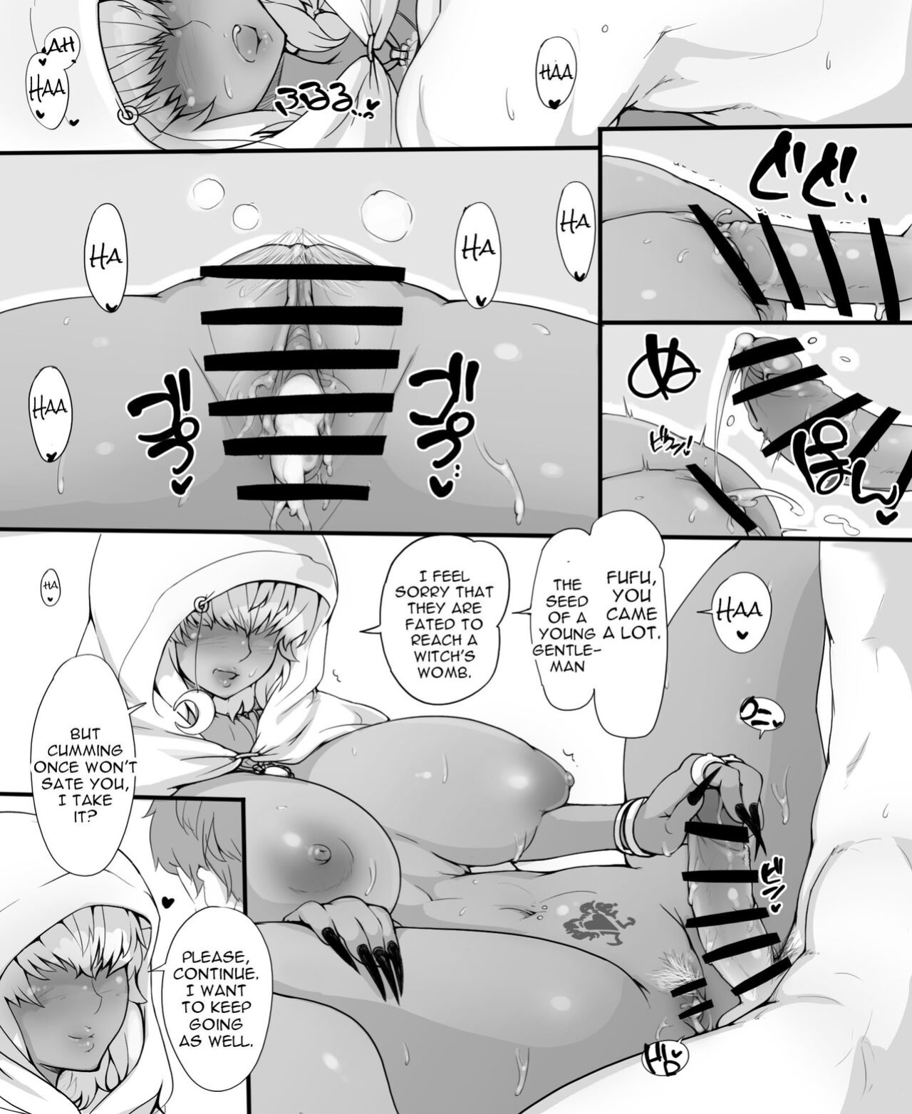 [nounanka (Abubu)] Numachi no Majo no Yakata [constantly] BLACK BARS EDITION